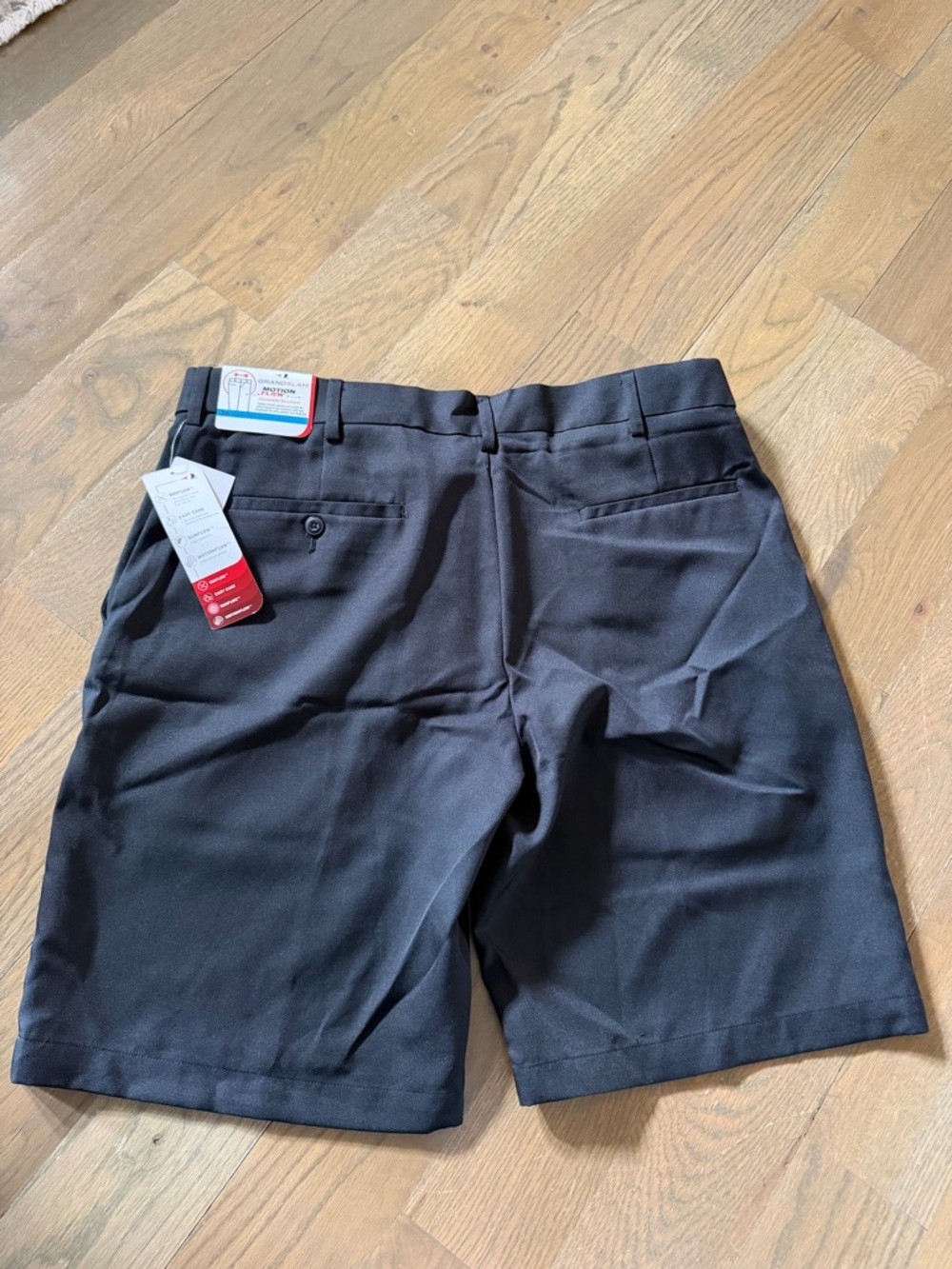 NWT Grand Slam Men's Classic Black Golf Shorts Sz 36